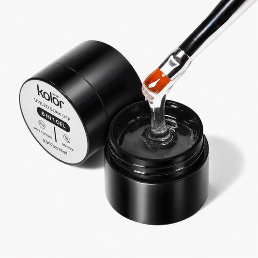 6in1 Multifunctional Gel Nail Glue for Manicure & Nail Art