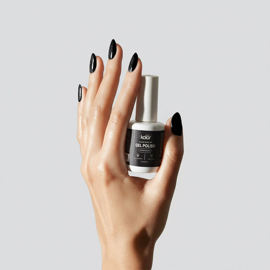 Black Gel Polish 15ml for Manicure Nail Art 2