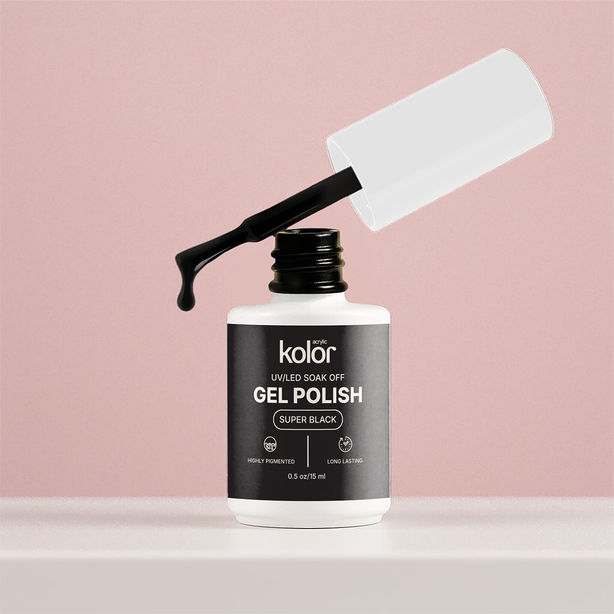 Black Gel Polish 15ml for Manicure Nail Art 6