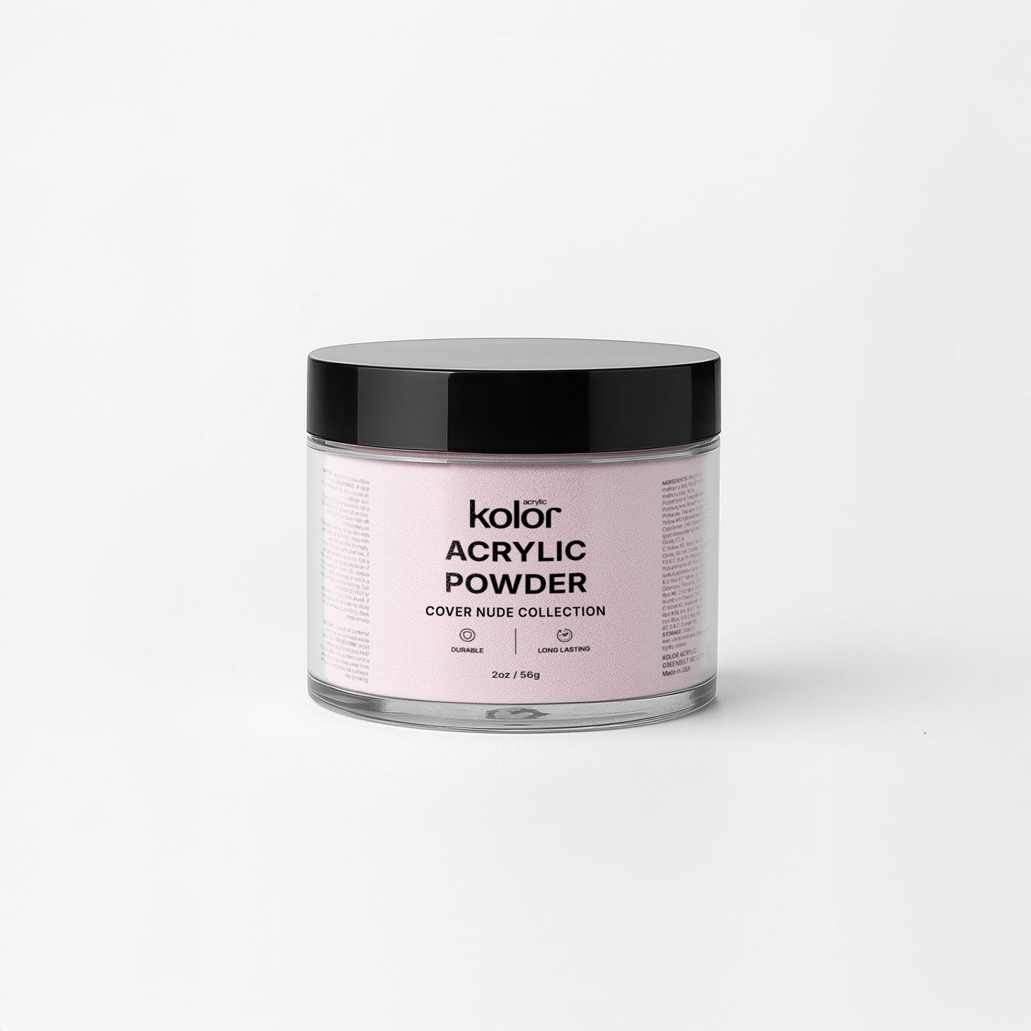 Bunny Pink Acrylic Powder 2oz for Manicure Nail Art 1