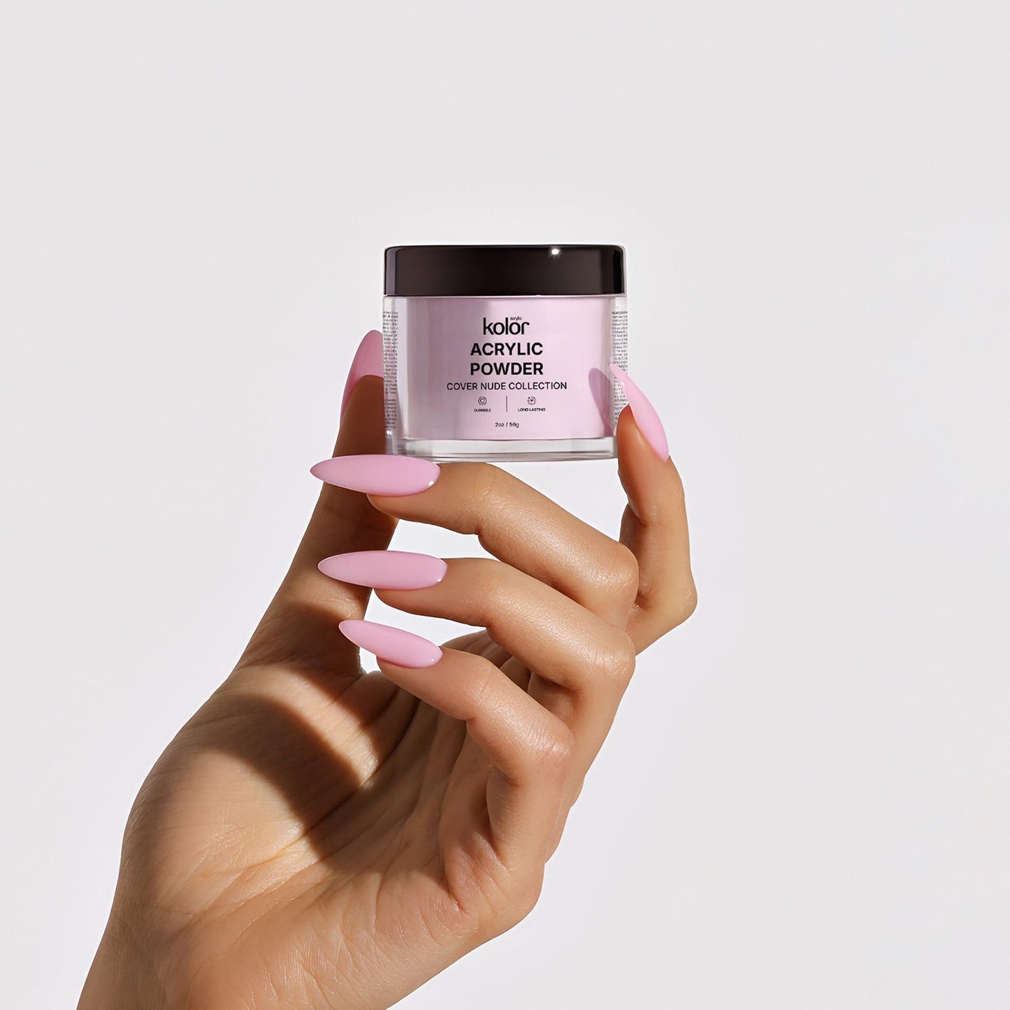 Bunny Pink Acrylic Powder 2oz for Manicure Nail Art 2