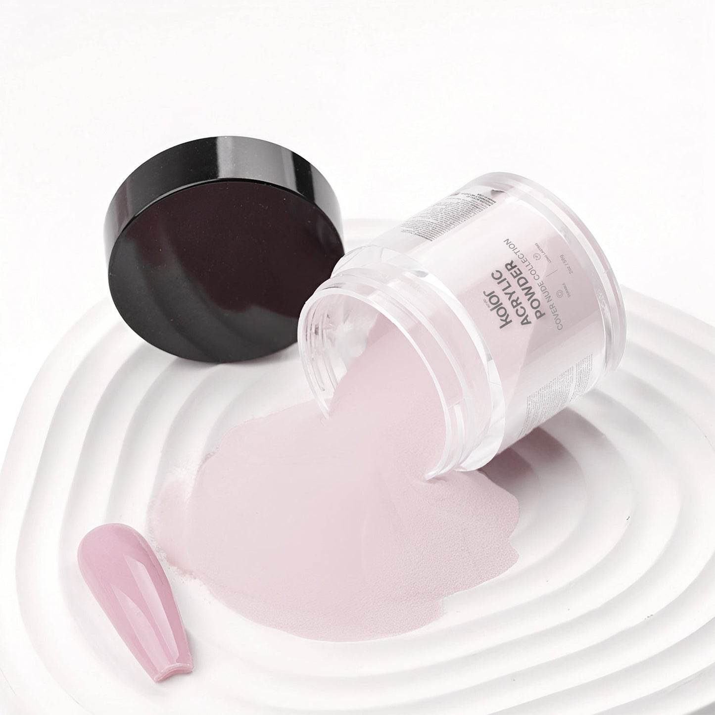 Bunny Pink Acrylic Powder 2oz for Manicure Nail Art 3