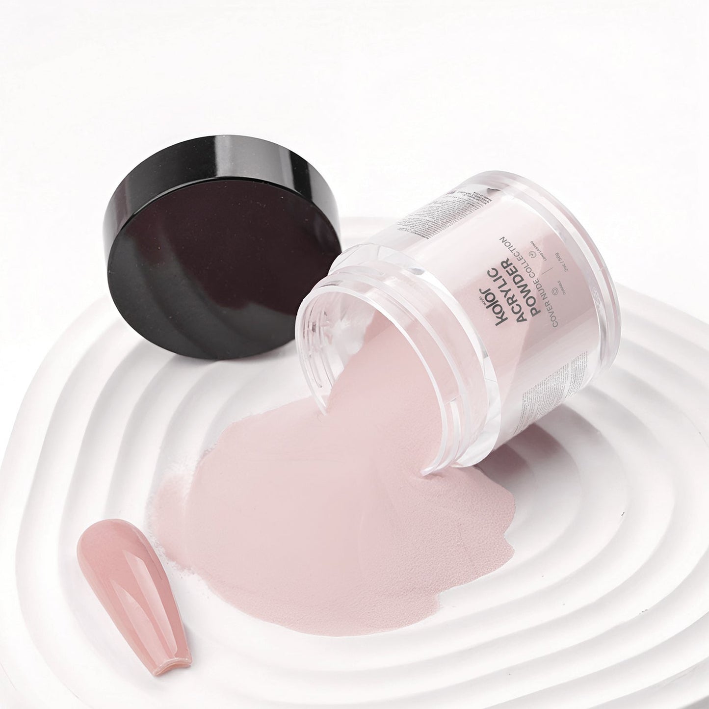 Elegant Pink Acrylic Powder 2oz for Manicure Nail Art 3