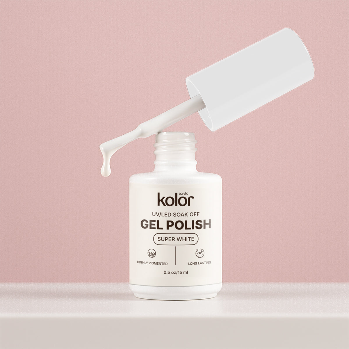 White Gel Polish 15ml for Manicure Nail Art 6