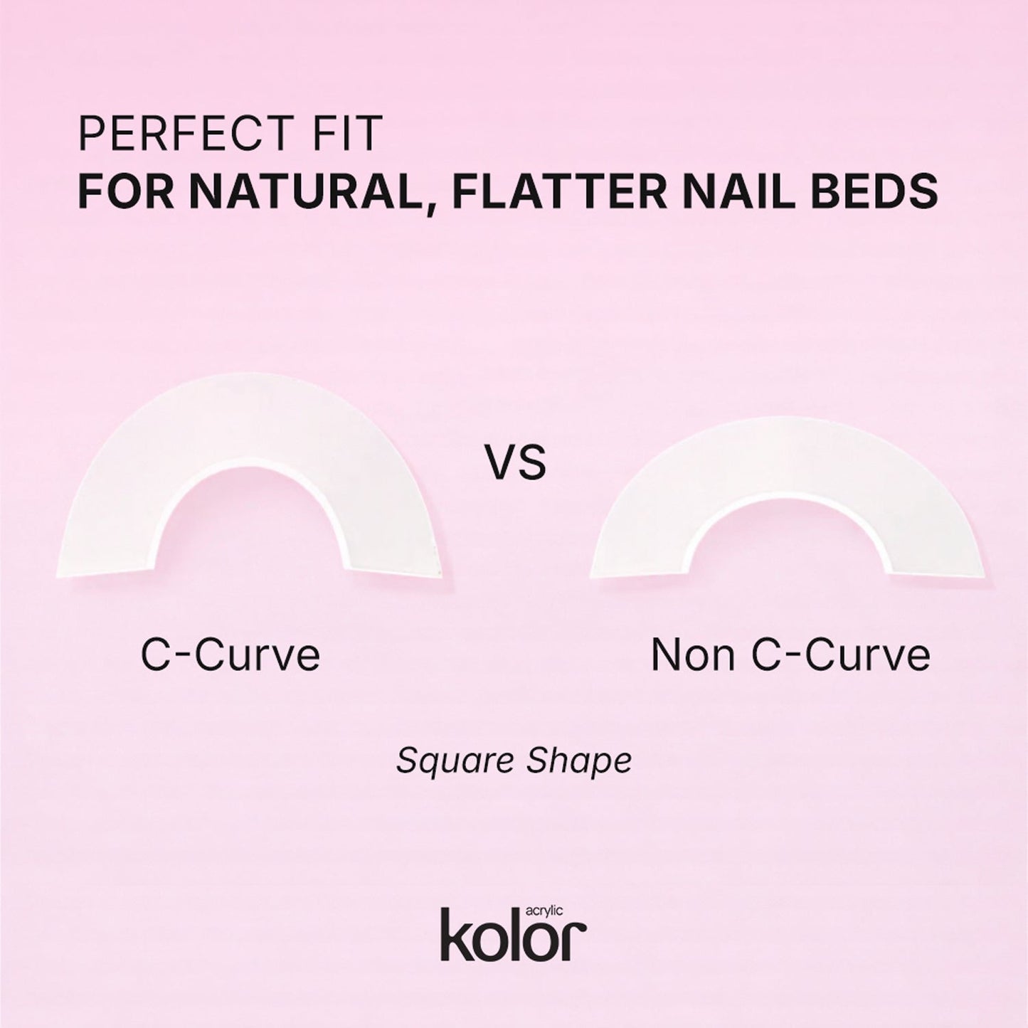  3XL Square No C-Curve Nail Tips 360pcs Box 4