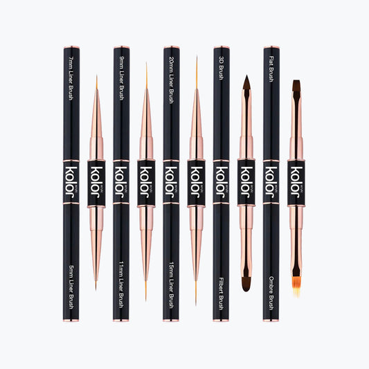 5 pcs Dual Head Nail Art Brush Set