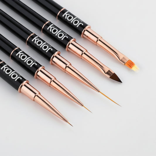 5 pcs Dual Head Nail Art Brush Set