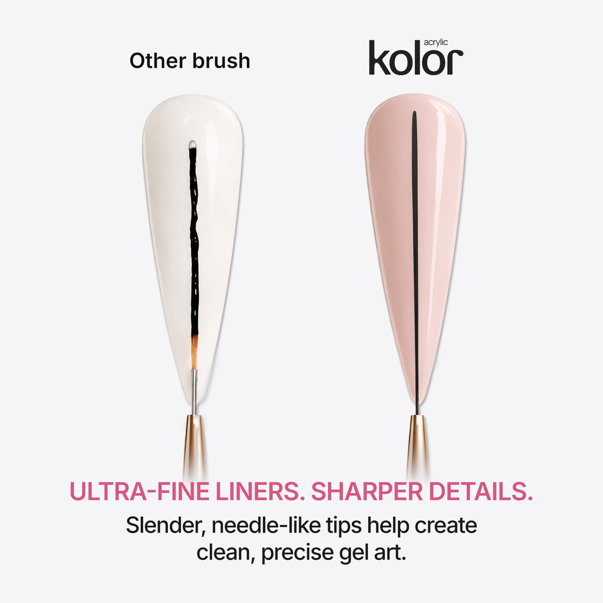 5 pcs Dual Head Nail Art Brush Set