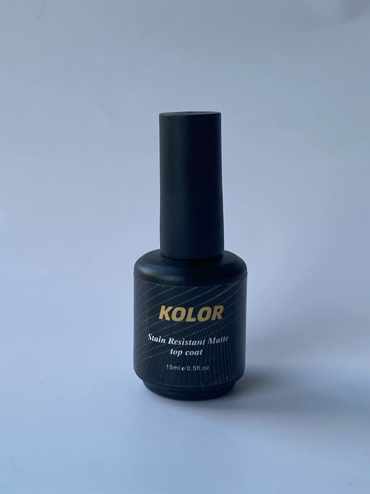 Stain Resistant matte top coat