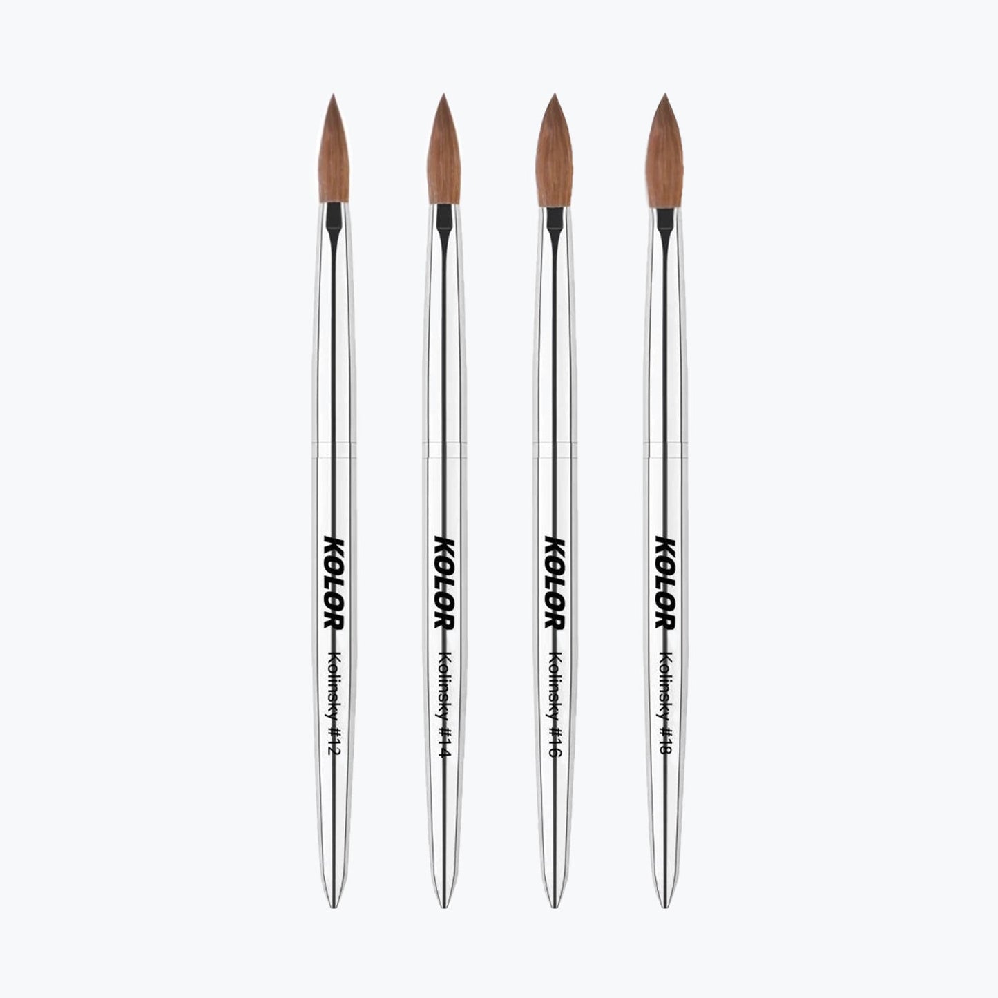  Acrylic Brush Acrylic Nail Powder Combo 12 AZN Flush 2oz 3