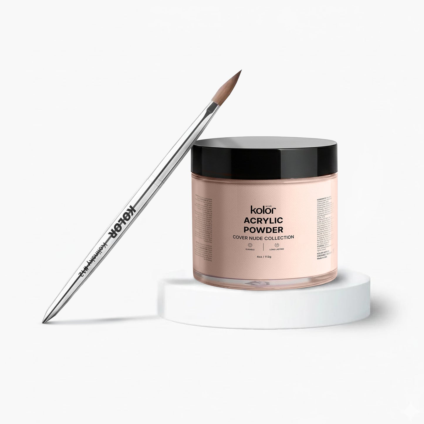  Acrylic Brush Acrylic Nail Powder Combo 12 Baby Nude 4oz 2 Final