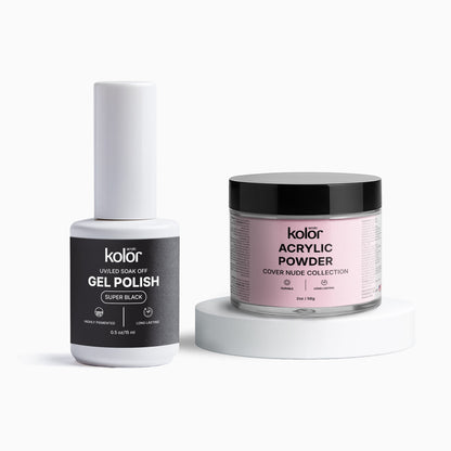 Acrylic Nail Powder & Gel Nail Polish Combo
