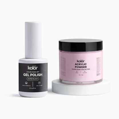 Acrylic Nail Powder & Gel Nail Polish Combo