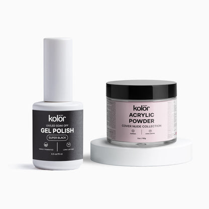 Acrylic Nail Powder & Gel Nail Polish Combo