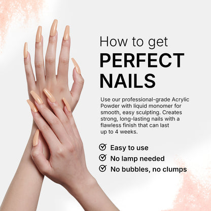  Baby Nude Acrylic Nail Powder for Manicure Nail Art 2oz 6