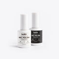 Black & White Gel Nail Polish Combo