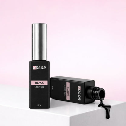  Black Liner Gel Nail Polish for Manicure & Nail Art 4