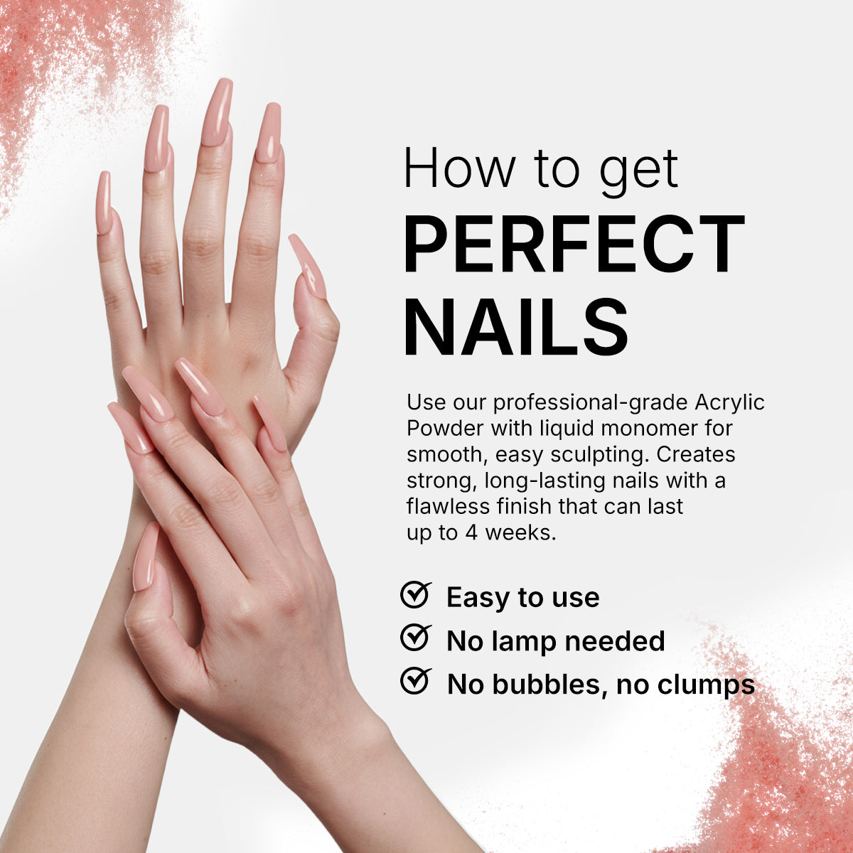  Elegant Pink Acrylic Nail Powder for Manicure Nail Art 2oz 6