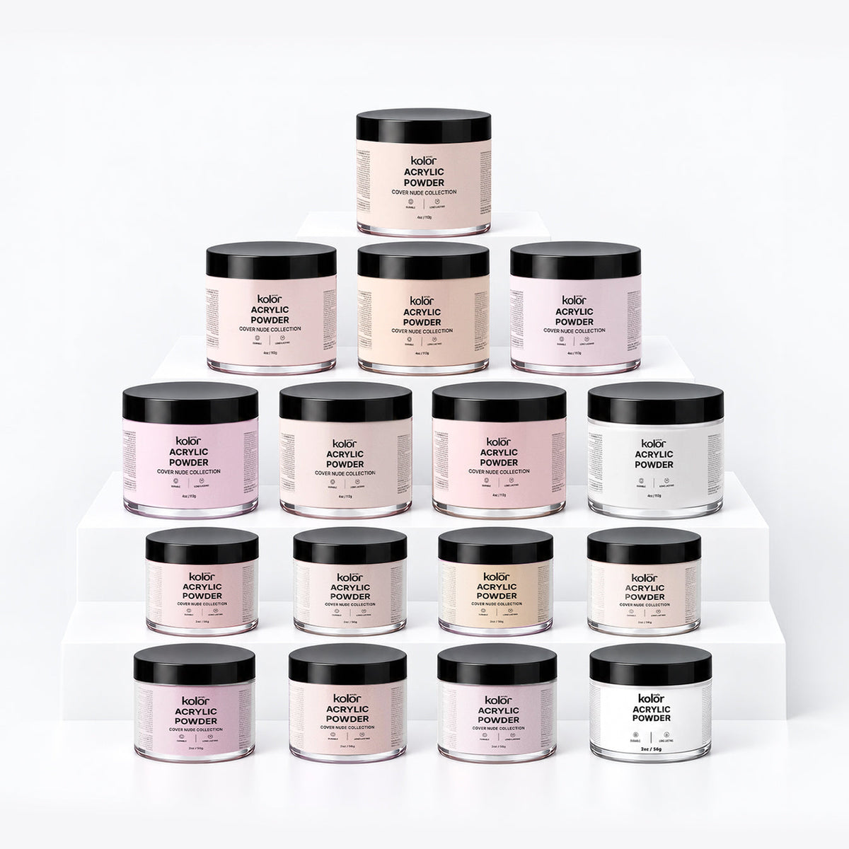 Full Collection of Acrylic Nail Powder for Manicure & Nail Art
