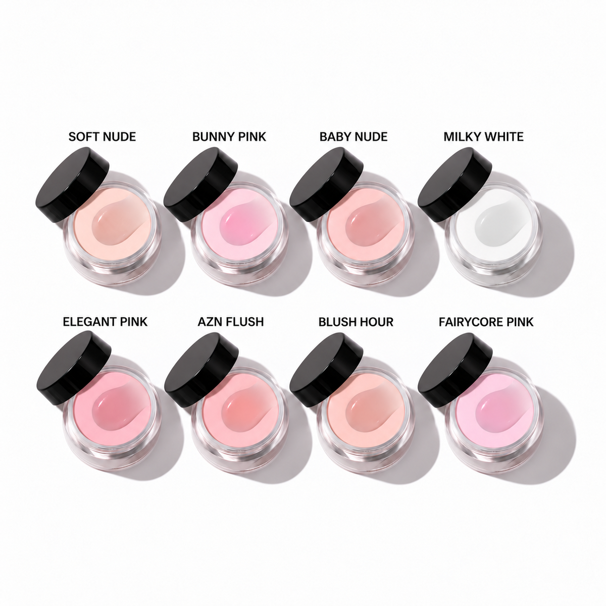 Full Collection of Acrylic Nail Powder for Manicure & Nail Art