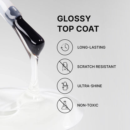 Glossy Gel Nail Polish Set