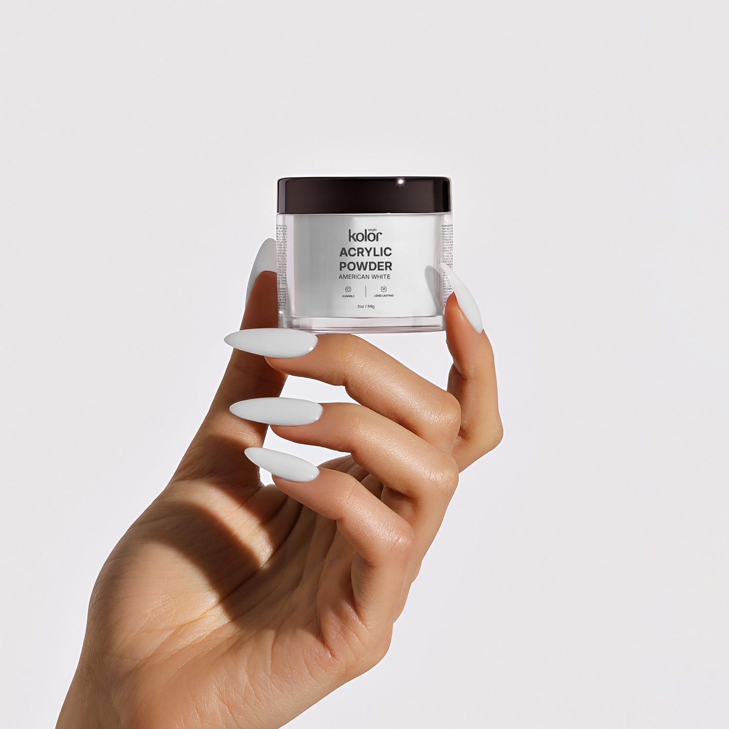  Milky White Acrylic Nail Powder for Manicure Nail Art 2oz 2