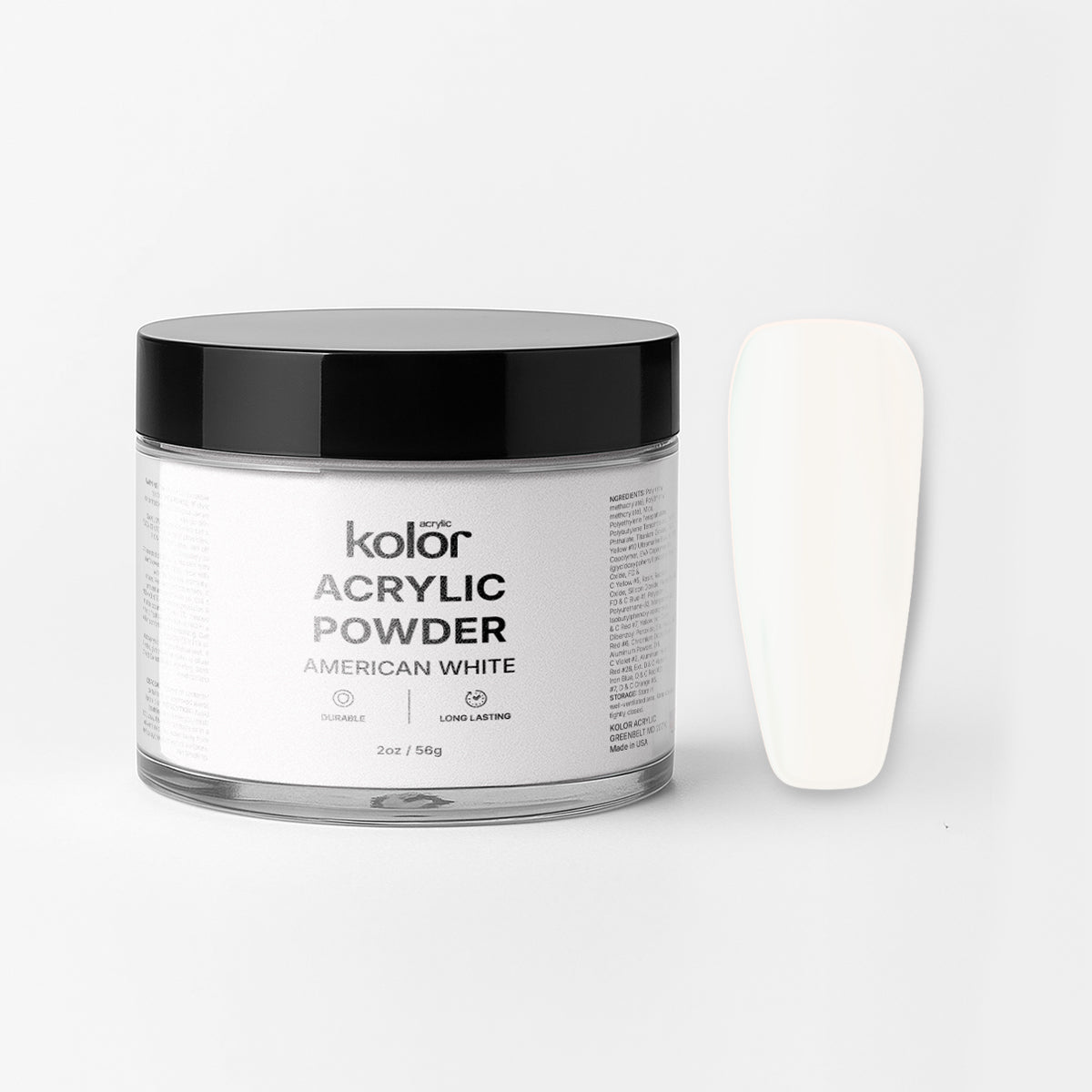  Professional Acrylic Nail Powder for Manicure Nail Art Milky White 2oz 7