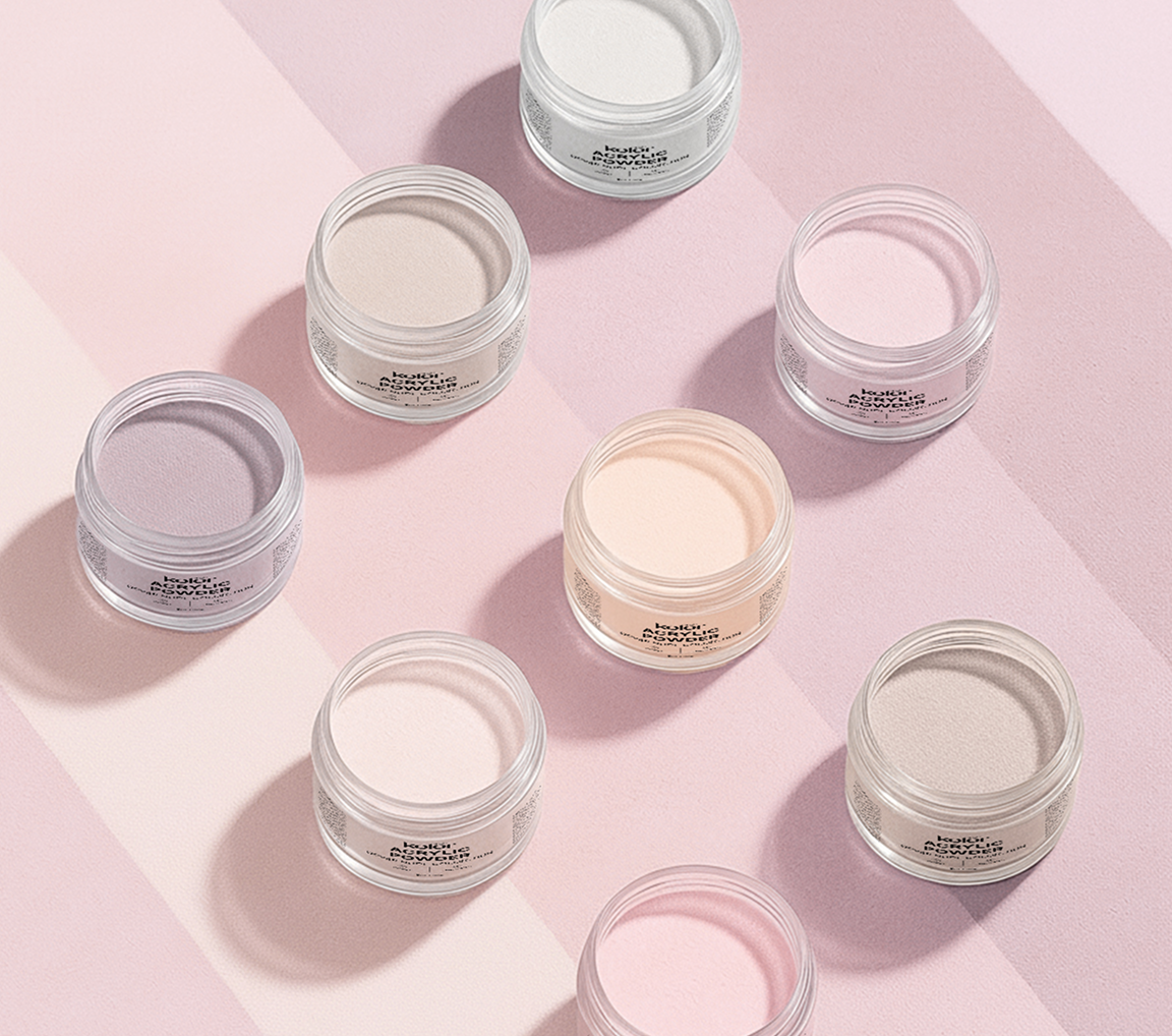 Multiple product on a pink background