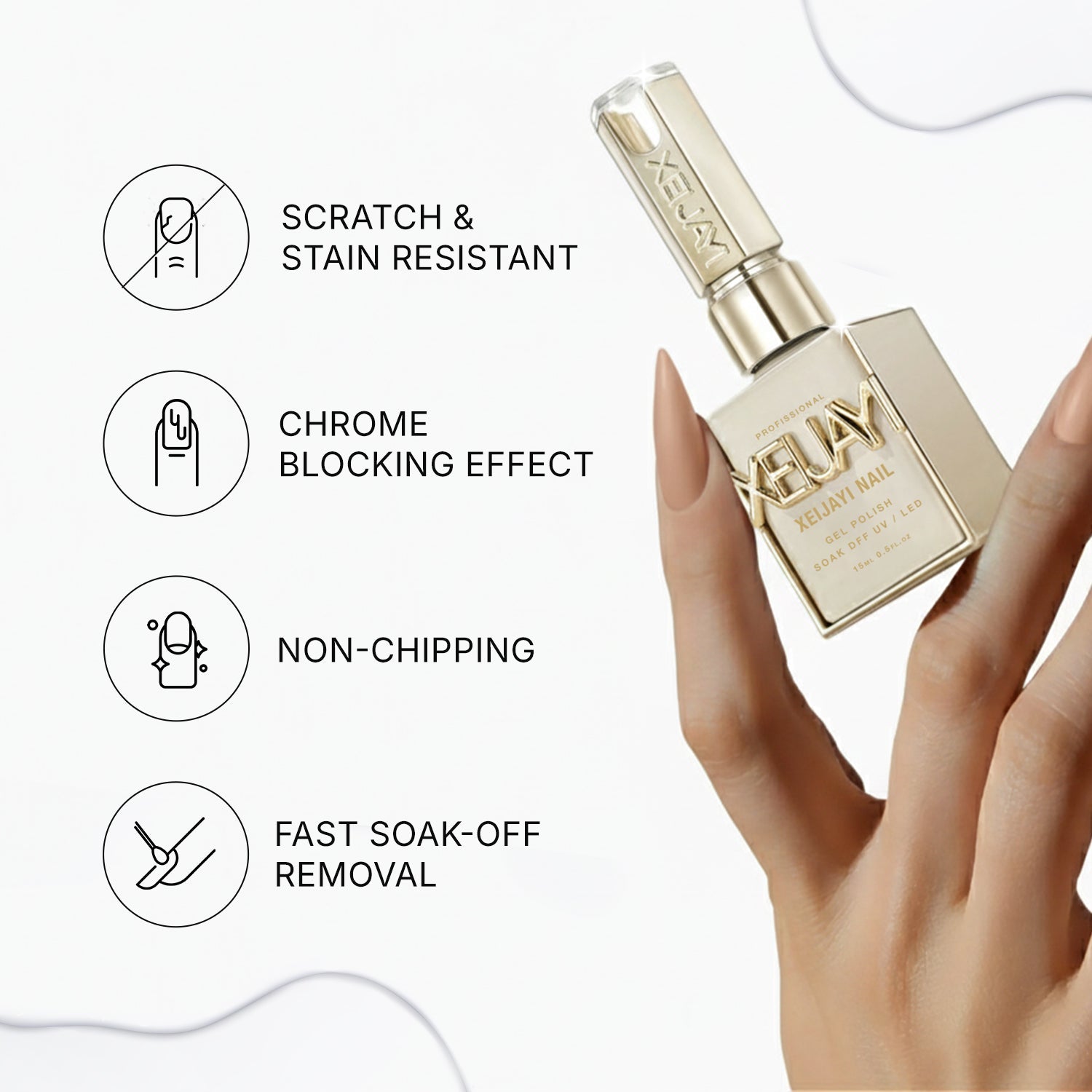  Russian Matte Top Coat Chrome Blocking Effect 15ml 3