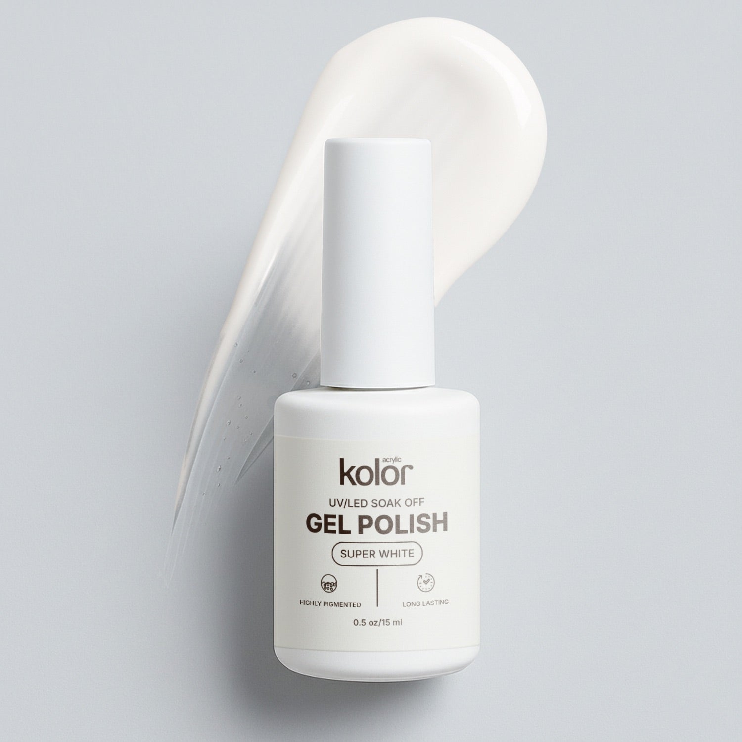 White Gel Polish 15ml for Manicure Nail Art 4