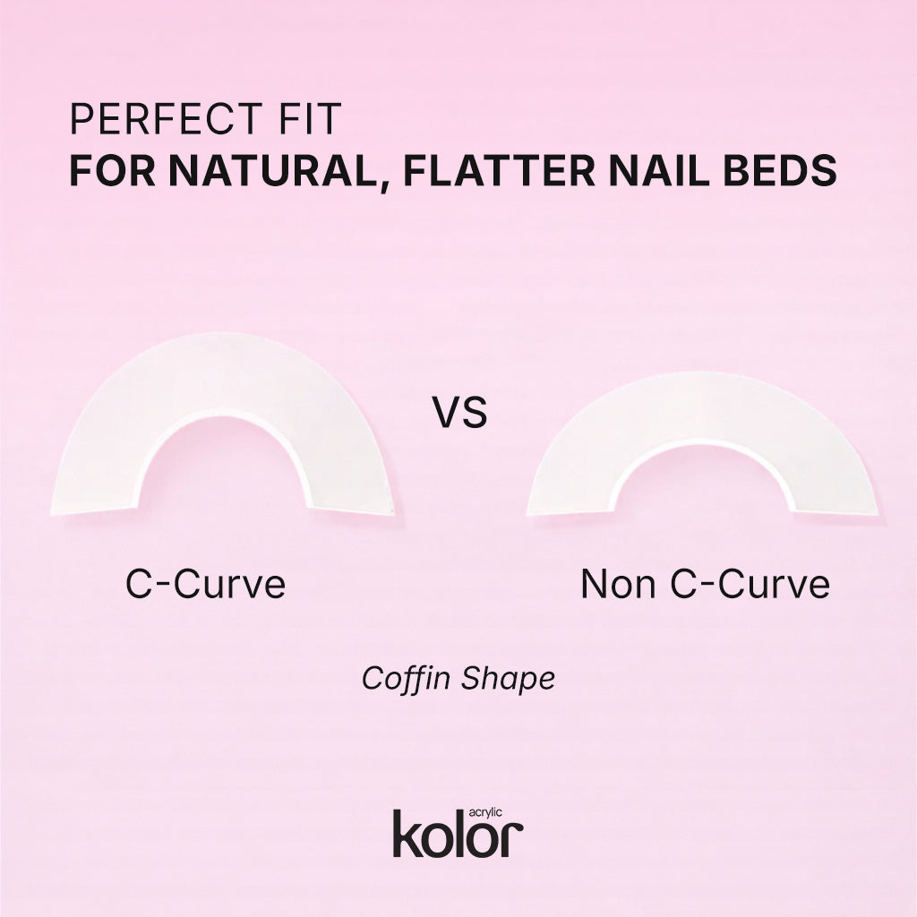  XXL Coffin No C-Curve Nail Tips 500pcs Box 4