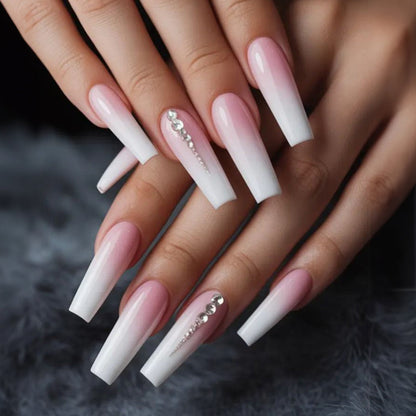  XXL Coffin No C-Curve Nail Tips 500pcs Box 5 Final