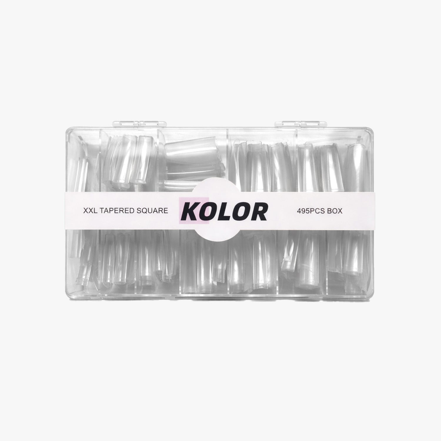 XXL Tapered Square Nail Tips 495pcs Box 1