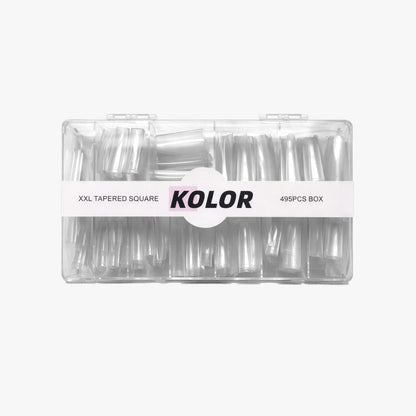 XXL Tapered Square Nail Tips 495pcs Box 1