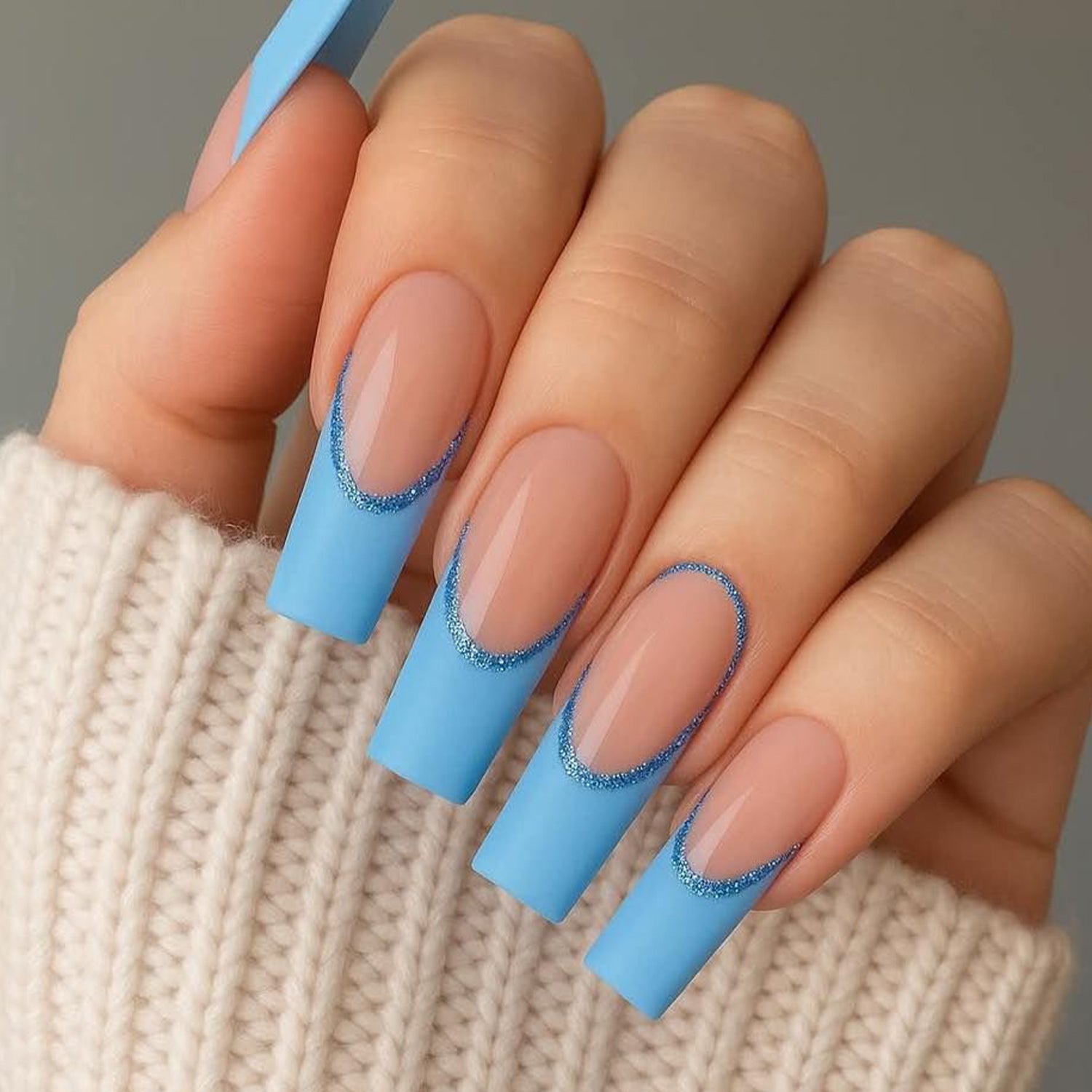  XXL Tapered Square Nail Tips 495pcs Box 5 Final