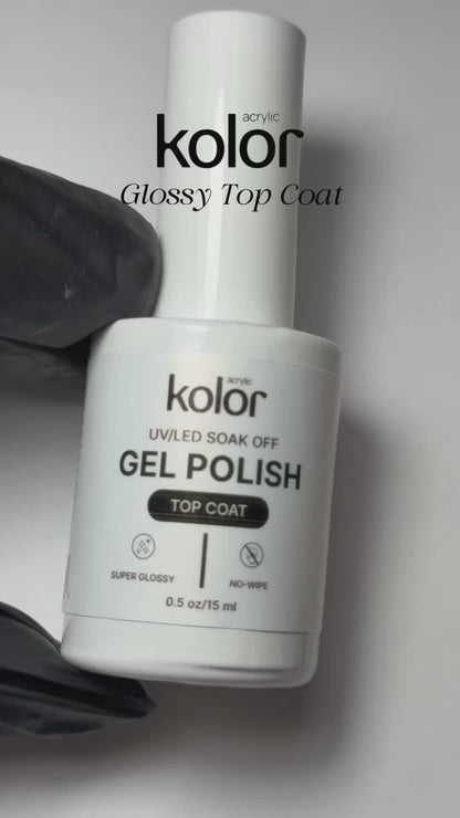 Glossy Gel Nail Top Coat for Manicure & Nail Art
