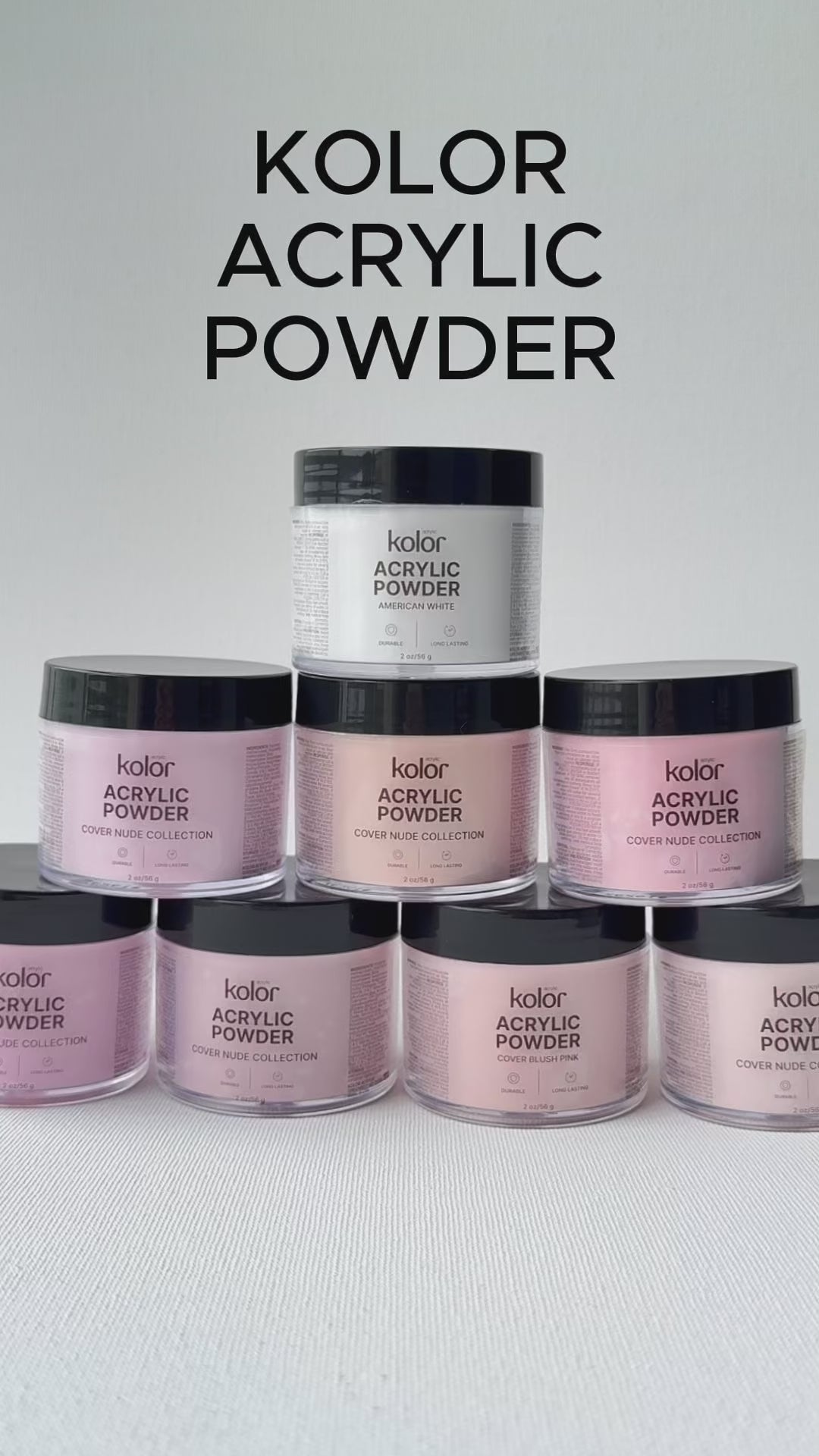 Fairycore Pink Acrylic Nail Powder for Manicure & Nail Art Video 